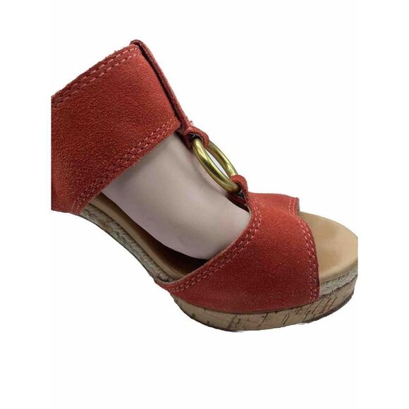 Coach Valeann Womens Tulip Platform Suede Sandal Size 8B - Picture 14 of 15